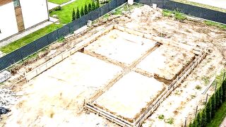 High-Tech House - Construction Time-Lapse #timelapse