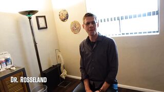Hot model getting chiropractic adjustment done