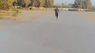 Running test practice at Karachi Airport #mushibhai #viral #trending #song #airport #karachiairport
