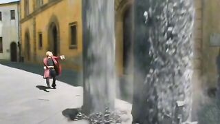 Hollywood movie scene