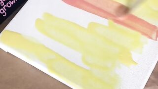 New plastic wrap technique painting
