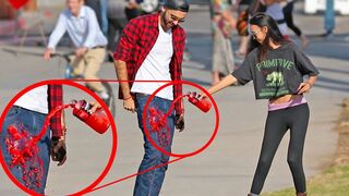 PICKING UP GIRLS USING MAGIC PANTS PRANK!