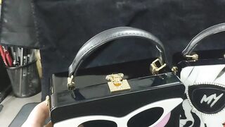 Designer Acrylic Shoulder Bag for Women Tote Purse