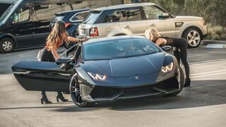 PICKING UP UBER RIDERS IN A LAMBORGHINI HURACAN PRANK! |