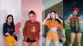 Cute girl Mina dance in TikTok #18