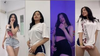 Cute girl Mina dance in TikTok #17