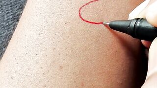 SLITHERING STYLE | Black & Red Snake Tattoo for Girls | Wrist Temporary Tattoo Idea.