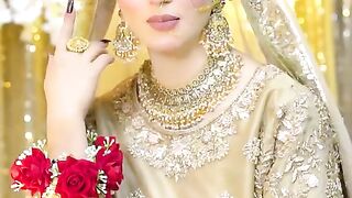 Beautiful Nikkah Bridal Compelet Look 5