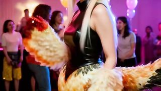 My wife is a chicken!