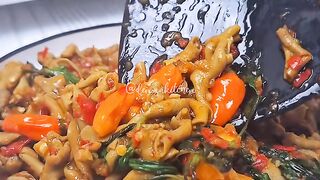 Resep Tumis Usus Ayam Pedas Kemangi – Boros Nasi Banget!