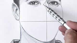 How I Drew MrBeast Using This Secret Geometry Trick!