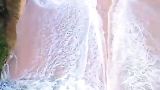 Seindah ini pantai banyu tibo Pacitan