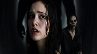 Monster attack the woman