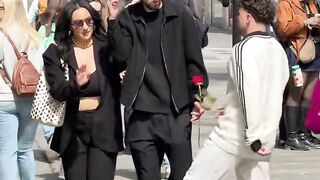 prank becomes romantic [part 4] #prank #socialexperiment #streetprank #soccerprank #publicreaction #funnyvideo #viralvideo #footballskills