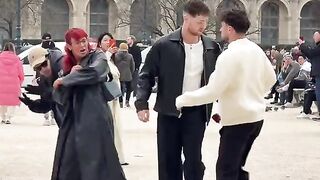 prank becomes romantic [part 5]#prank #socialexperiment #streetprank #soccerprank #publicreaction #funnyvideo #viralvideo #footballskills