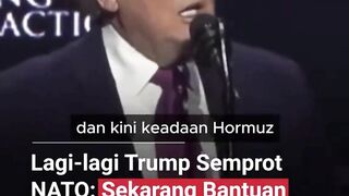 Donald Trump kembali melontarkan kritik keras kepada NATO.
