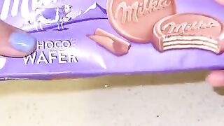 Filling Platter with sweets.Milka chocolate ???? #sweet #fillingplatterwithsweets #asmr.mp4