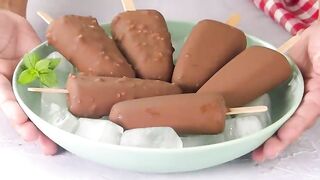 Choco bar Ice-Cream Recipe - Eggless & Without Cream - Easy Chocolate Ice Cream recipe by Tiffin Box.mp4