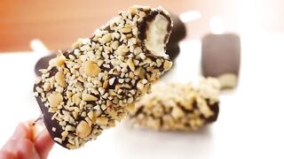 3 Minute, 3 Ingredient CHOCOLATE ICE CREAM Bars! No mould required! Easy Ice Cream Recipe !.mp4