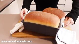 5 Ingredient NO KNEAD Homemade Sandwich Bread - SOFT for Days!.mp4