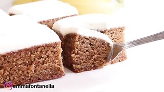 The Easiest BANANA CAKE RECIPE with 2-Ingredient Cream Cheese Frosting.mp4