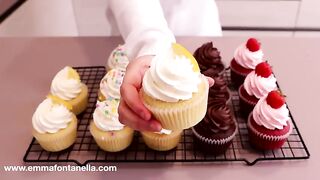 Make assorted Cupcakes USING 1 RECIPE! ????.mp4