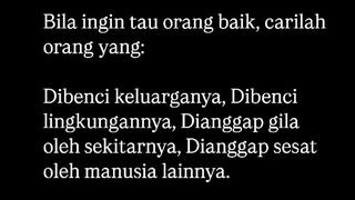 Tips cari orang baik