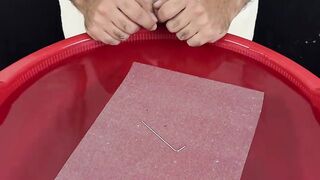 [Part 5] tissue and water experiment ????    #visualsexperiments  #ASMRExperiment #TissueVsWater #Satisfying #OddlySatisfying