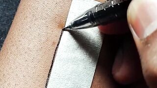 TANJIRO S EARRINGS TEMPORARY TATTOO | Demon Slayer Inspired Art.