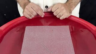 [Part 9] tissue and water experiment ????   #visualsexperiments  #ASMRExperiment #TissueVsWater #Satisfying #OddlySatisfying