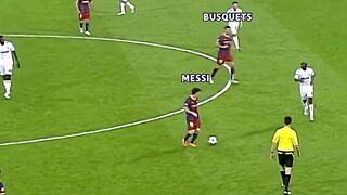 When Busquets and Messi combined! ????