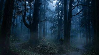 Mysterious Japanese Forest Rain ????️ Deep Relaxing ASMR Rain Sounds with Calm Instrumental for Sleep & Meditation