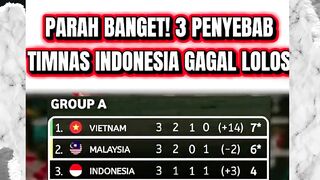 PARAH! 3 PENYEBAB TIMNAS INDONESIA GAGAL LOLOS KE SEMIFINAL PIALA AFF U-17 2026