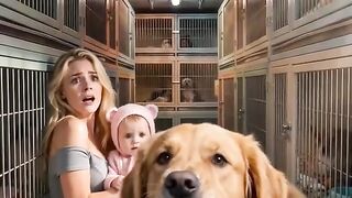 Baby's Wild Ride with Hero Dog