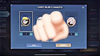 Cara mendapatkan skin Naruto x MLBB