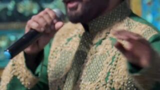 A powerful moment on the runway as Abrar Ul Hag performs live
