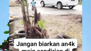 bahaya yah anak di tinggal gitu