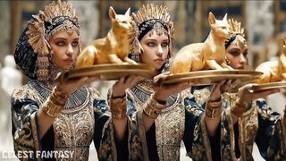 Egyptian Goddess Baast | Lantern Festival, Family Protector, Fantasy Music & Art