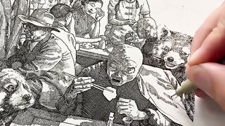 The Patient Art of Ink: Watch This World Come to Life