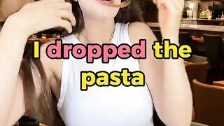 I dropped the pasta