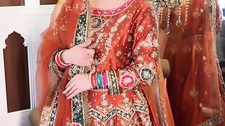 New Latest Mehndi Bridal Lengha Design