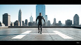 Super hero landing
