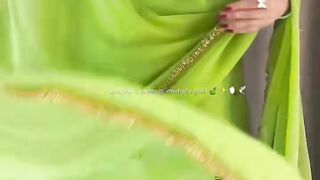 Gorgeous Parrot Colour Dress Design