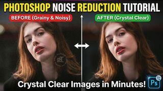 This Noise Reduction is CRAZY GOOD! Photoshop Tutorial