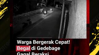 begal gagal beraksi