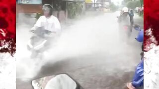 Motoran ❌ Mandi dadakan ✔️