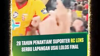 Euforia meluap di markas RC Lens