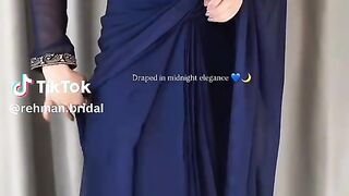 Gorgeous Navy Blue Sari