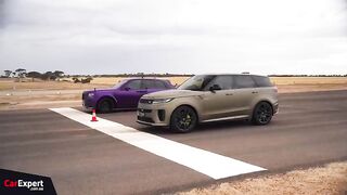 Range Rover vs Rolls-Royce drag race! Manson Cullinan vs Sport SV