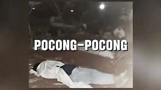 Teror Pocong Berakhir Hukuman Tidur di Kuburan : Depok 2018